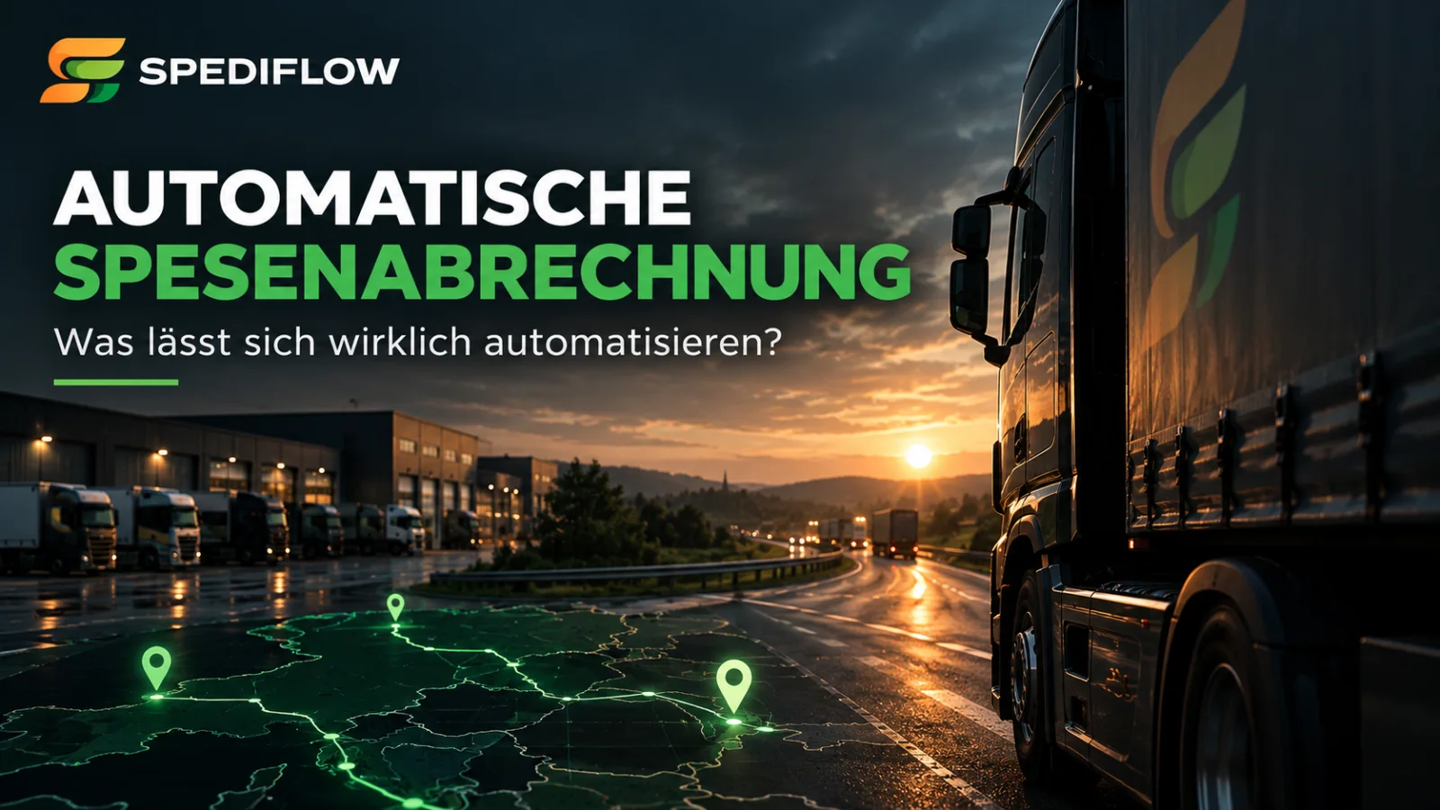 Automatische Spesenabrechnung für Lkw-Fahrer mit Telematik- und Routendaten